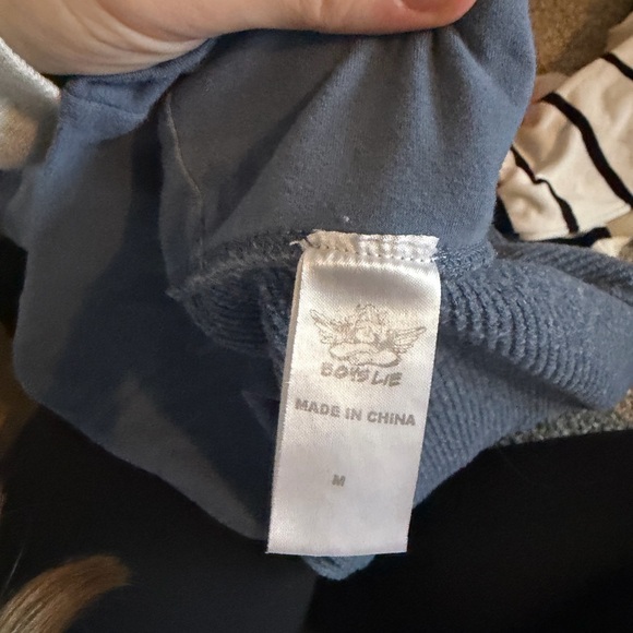 Boys lie knit set hoodie and fold over pans OSO and medium pants - Picture 4 of 4